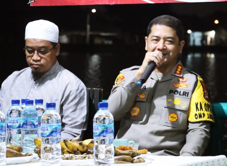 Pesan Kapolres Depok saat Ngopi Bareng Warga