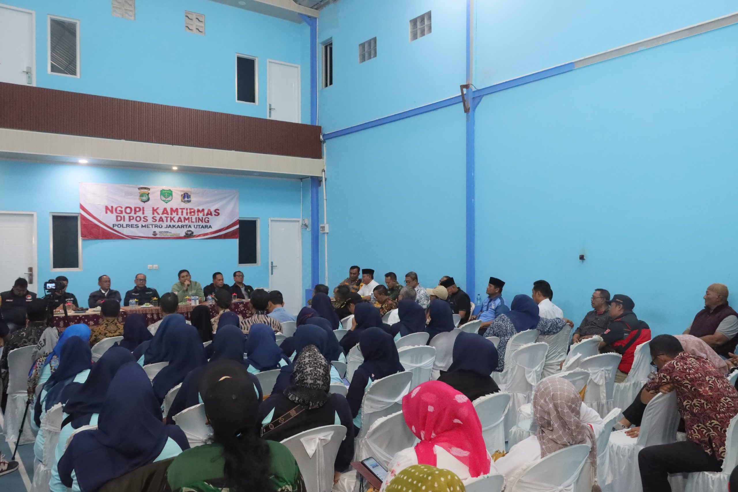 Ajang Ngopi Bareng Kamtibmas di Koja, Kapolres dan Dandim Jakut