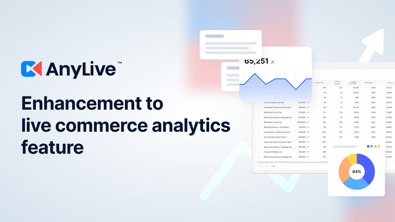 AnyMind Group Meningkatkan Fitur Analitik Live Commerce di AnyLive