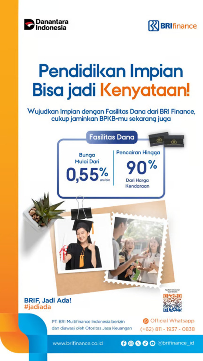 BRI Finance Hadir dengan Solusi untuk Mewujudkan Impian Pendidikan