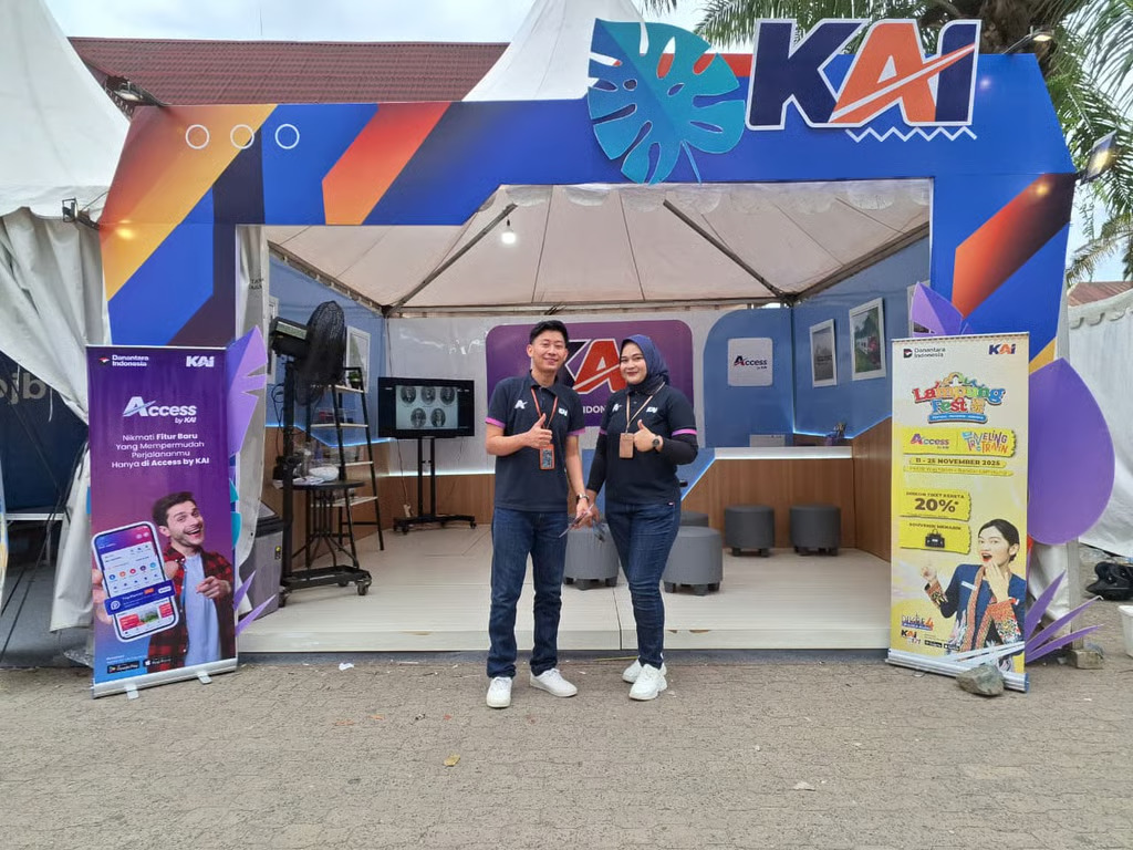 KAI Divre IV Tanjungkarang Turut Meriahkan Gelaran Lampung Fest 2025