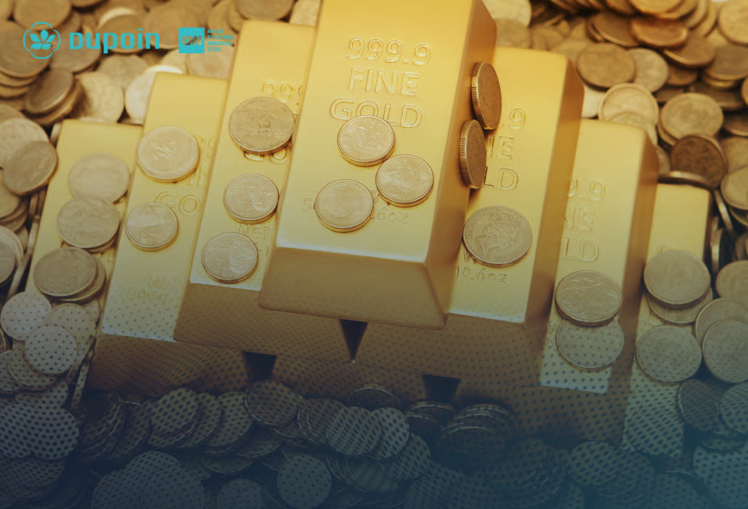 Ilustrasi emas batangan