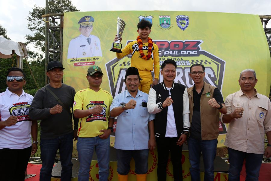 Tokoh Muda Asal Kalimantan Selatan Hadir di Kejurprov Motocross Banten Seri 3 di Pandeglang
