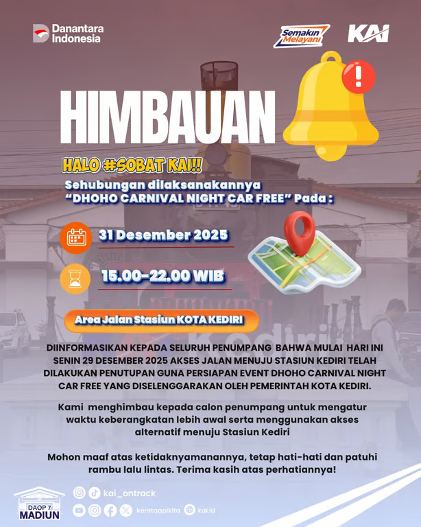 Hindari Macet Malam Pergantian Tahun,