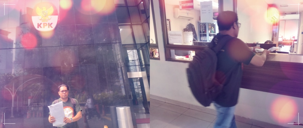 Ahmad Zaki Serahkan Berkas Pengaduan Ke KPK