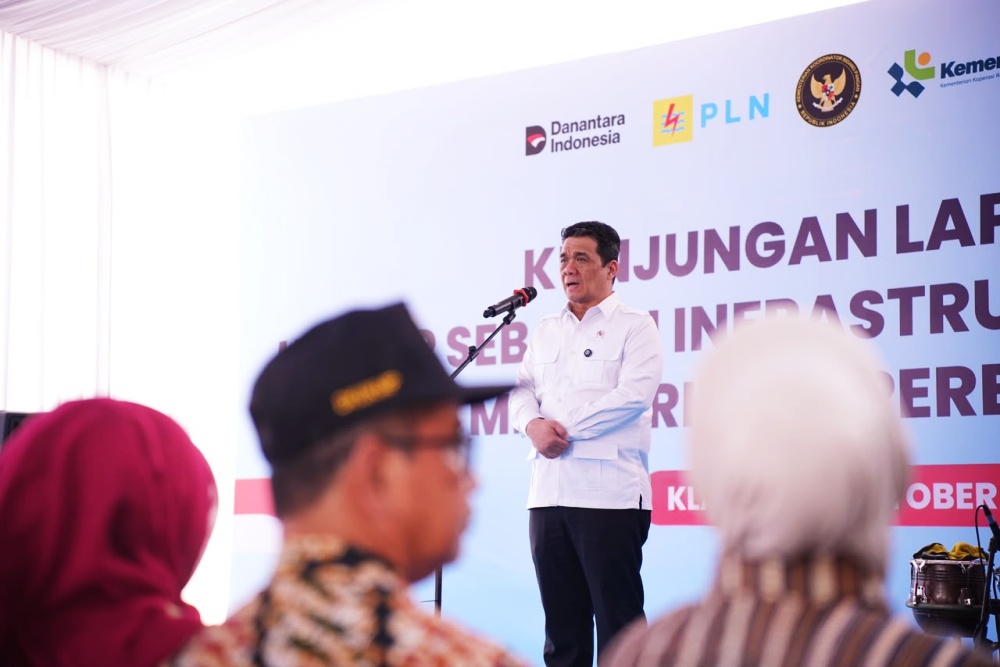 Wamendes Tinjau KDKMP di Klaten
